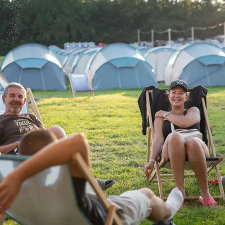 Gptents At Circuit Campsite *